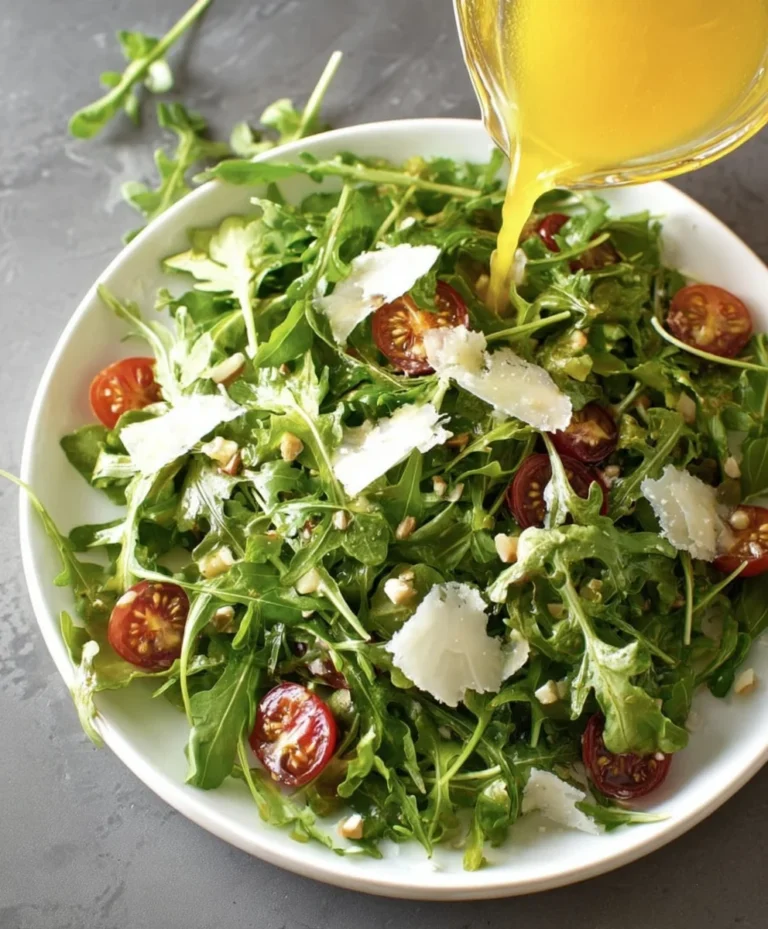 Fresh Arugula Salad Recipe- Easy & Delicious