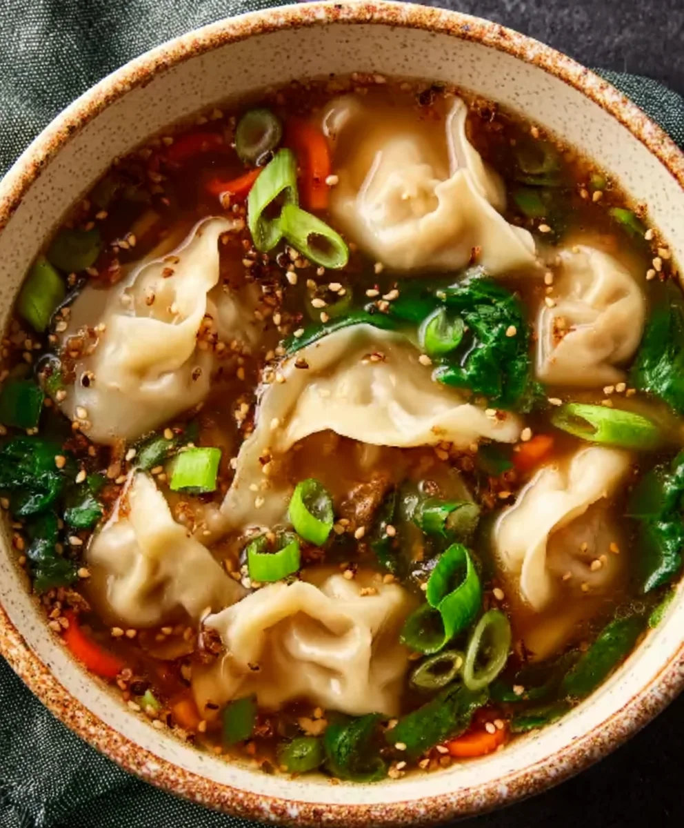 Easy Beef Potsticker Soup Recipe-Hearty & Flavorful