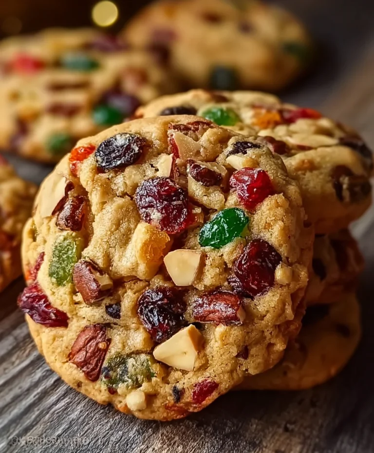 Easy Fruitcake Cookies – Festive Holiday Treat