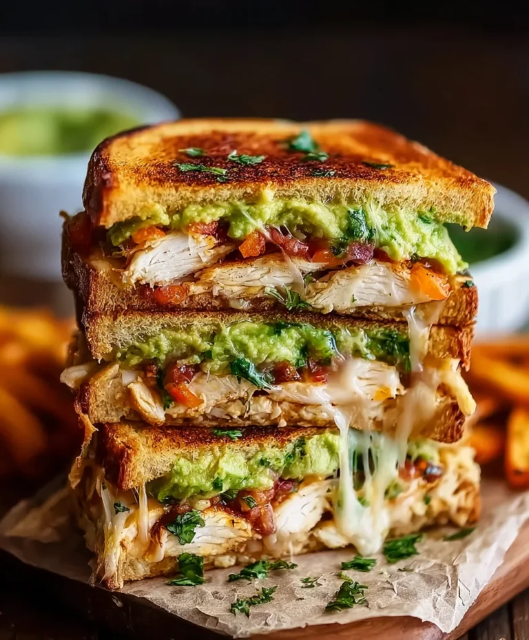 Chicken Avocado Melt-Easy Delicious Sandwich Recipe