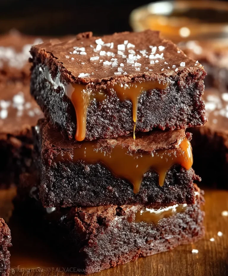Delicious Salted Caramel Brownies – Easy Recipe