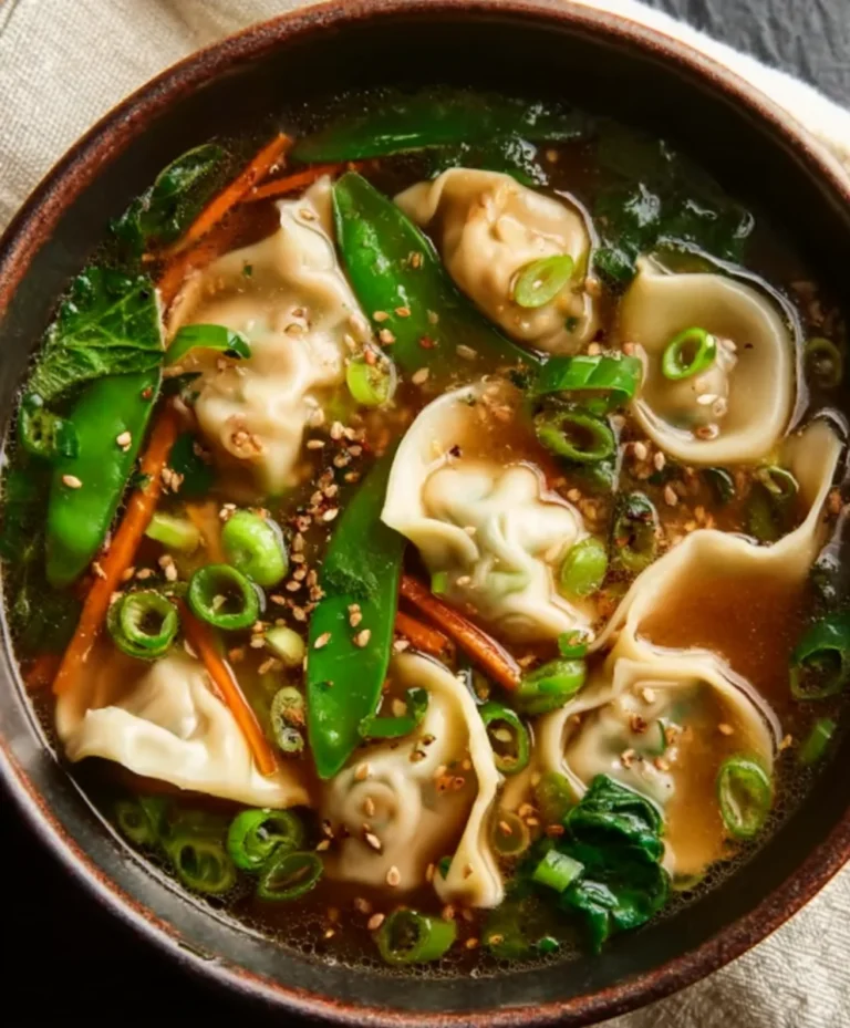 Easy Beef Potsticker Soup Recipe-Hearty & Flavorful