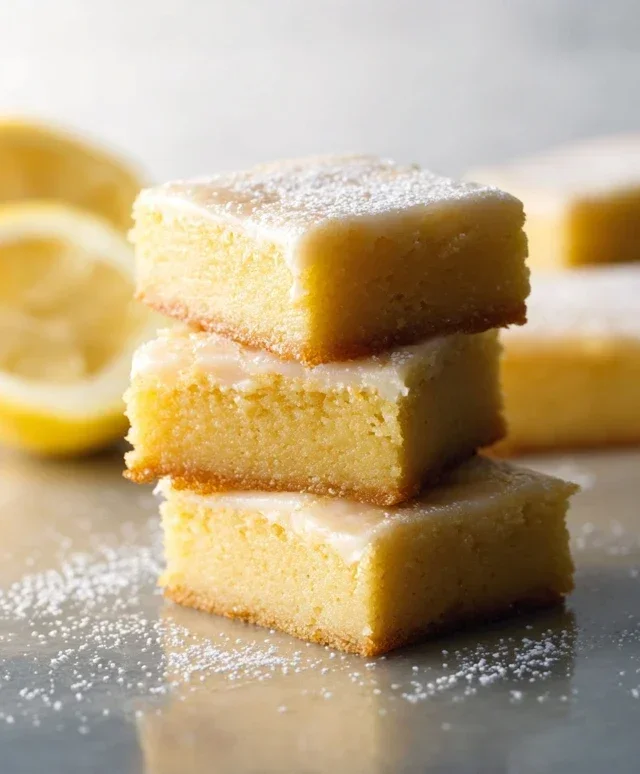 Easy Lemon Brownies Recipe