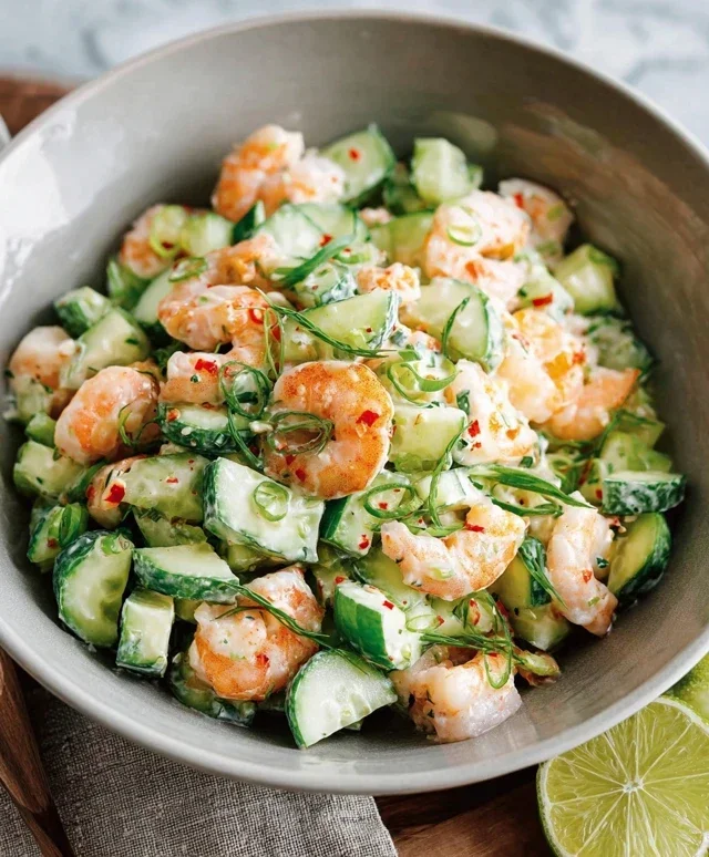 Cucumber Shrimp Salad