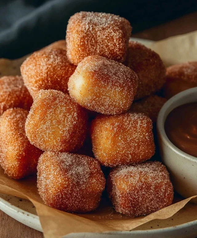 Sweet Air Fryer Churro Bites Recipe