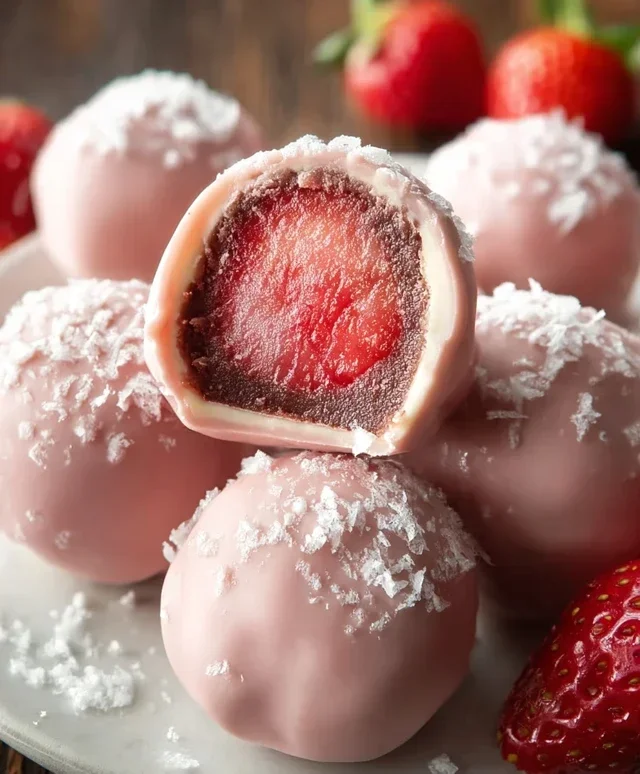 Strawberry Truffles