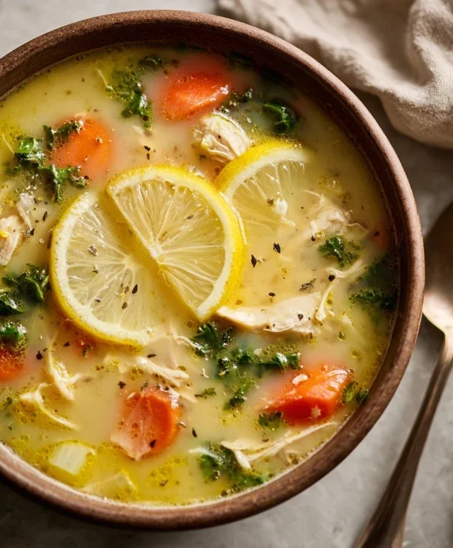 Greek Lemon Chicken Soup