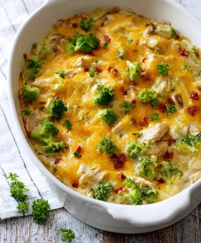 Easy Low Carb Chicken Casserole