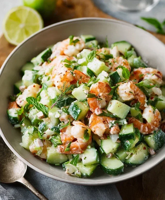 Cucumber Shrimp Salad