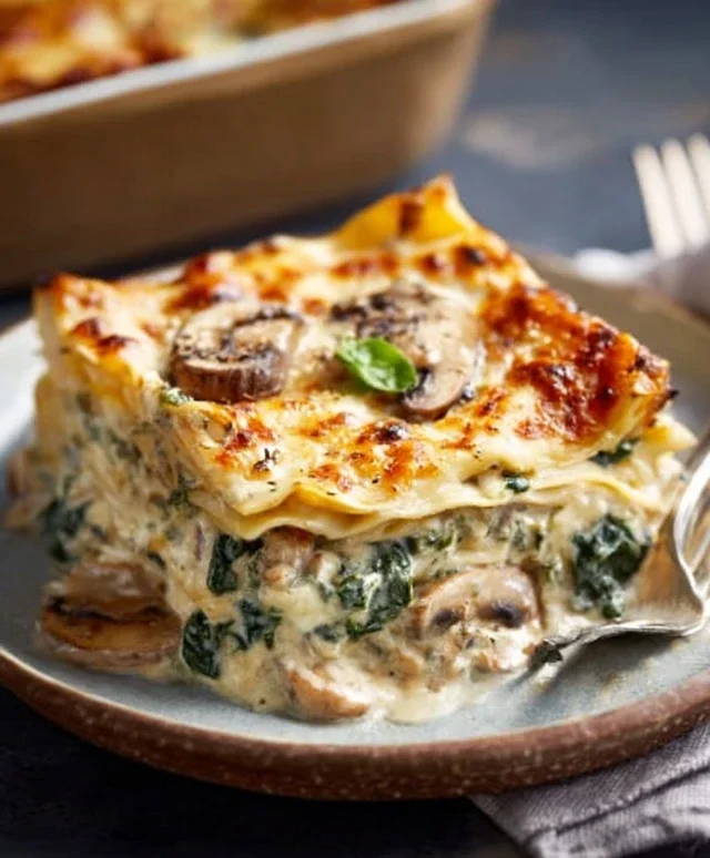Mushroom And Spinach Lasagna Recipe