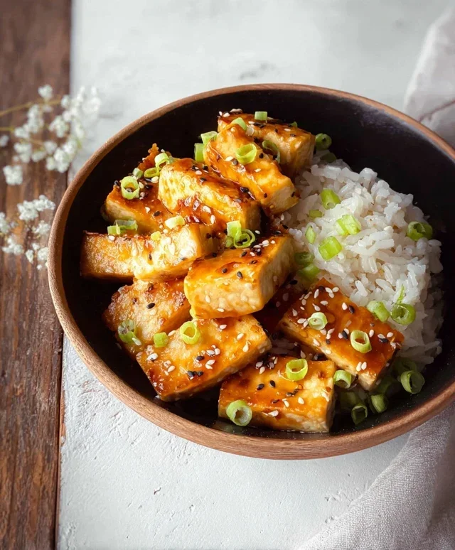 Honey Garlic Tofu