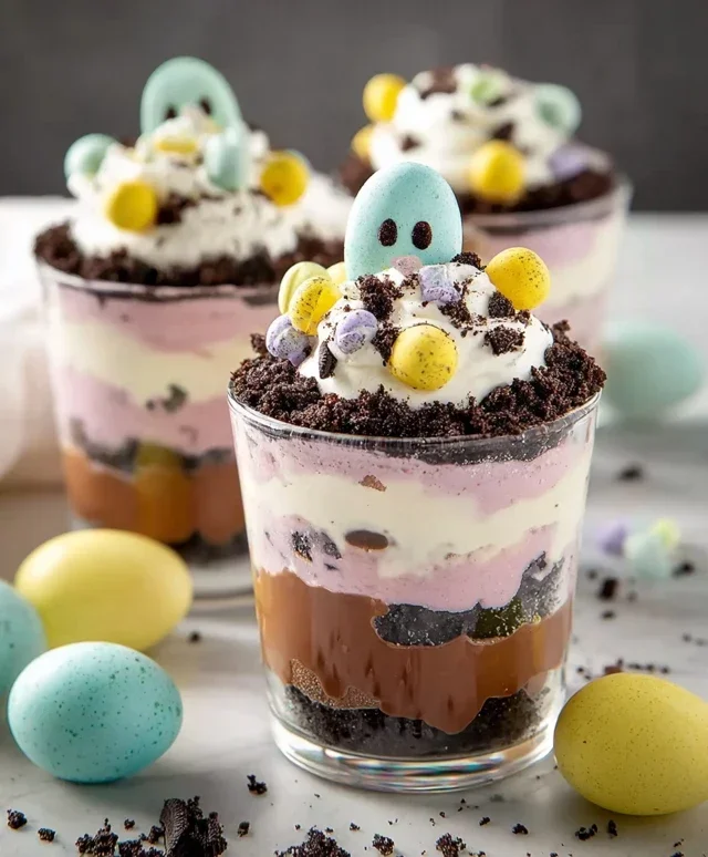 Easter Dirt Cups