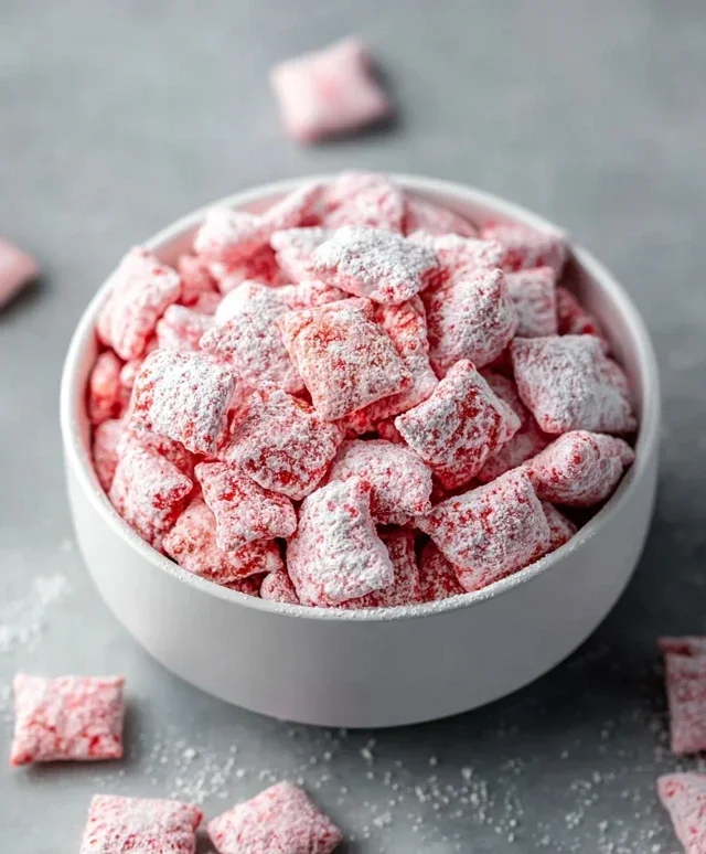 Strawberry Shortcake Puppy Chow