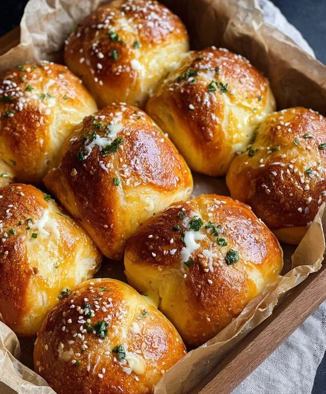 Korean Cream Cheese Garlic Buns