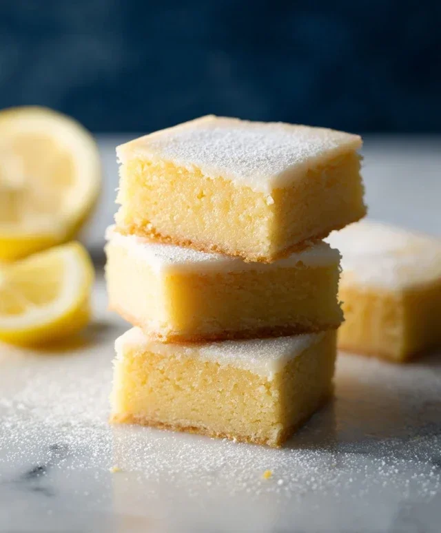 Easy Lemon Brownies Recipe