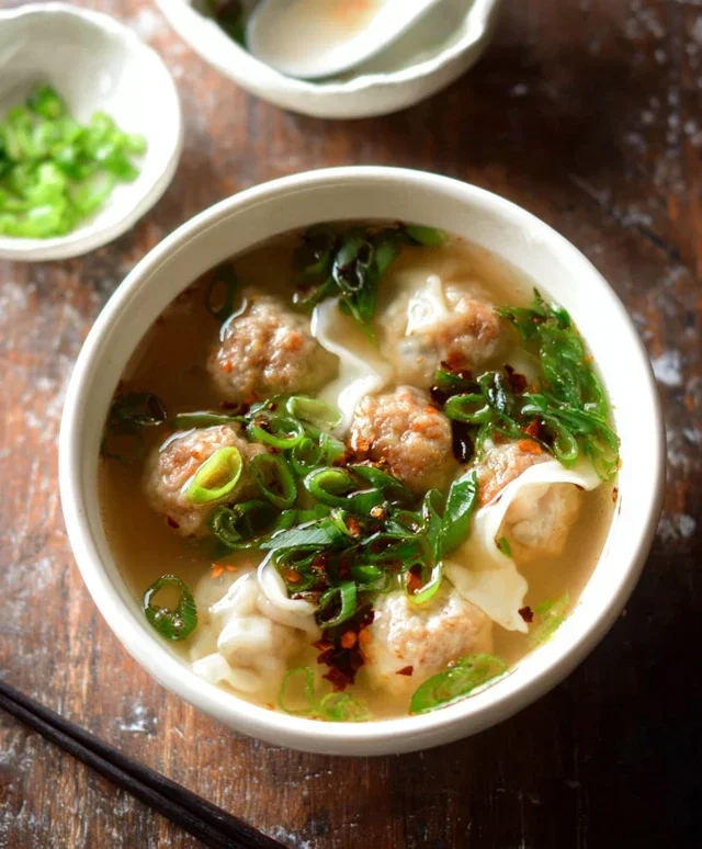 Naked Wonton Soup