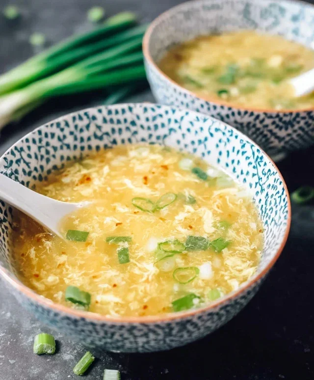 Homemade Egg Drop Soup (Keto & Gluten Free)