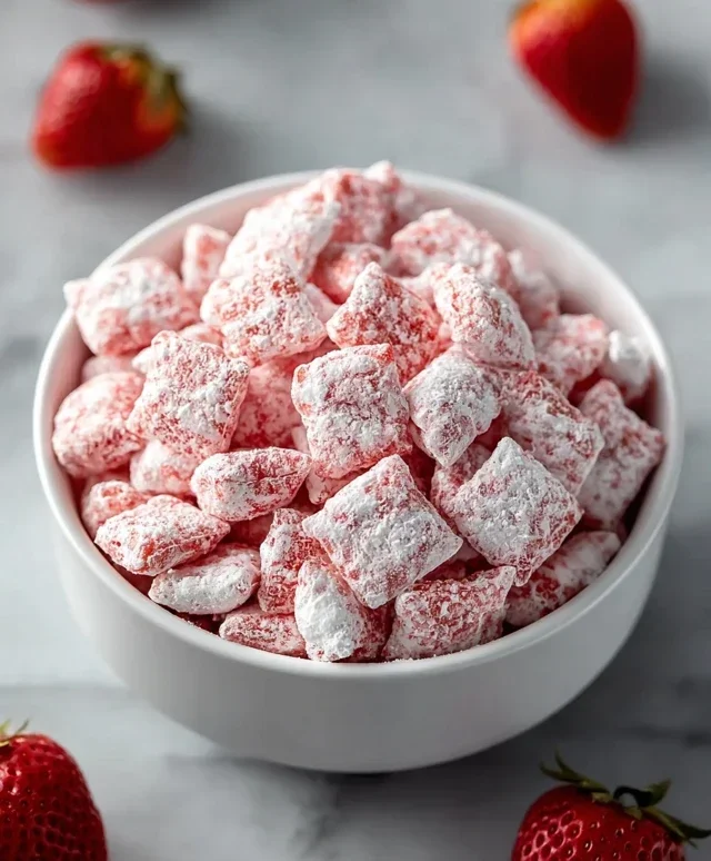 Strawberry Shortcake Puppy Chow
