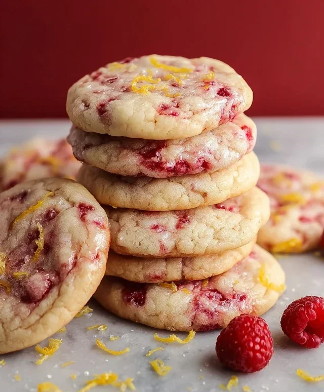 Lemon Raspberry Cookies