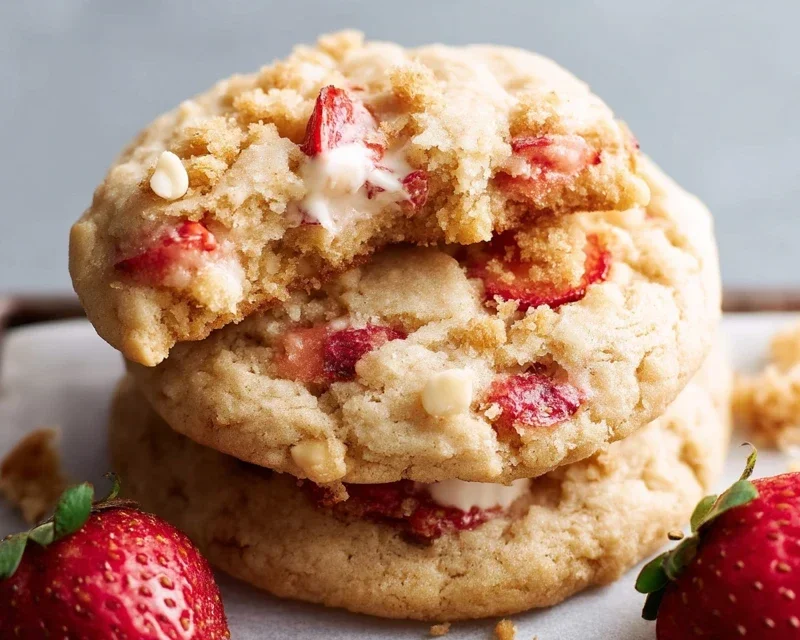Strawberry Shortcake Cookies