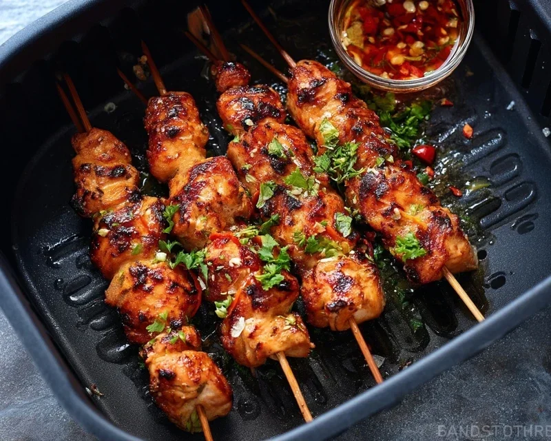 Bang Bang Chicken Skewers