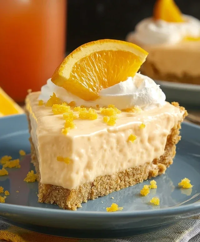 Orange Creamsicle Pie