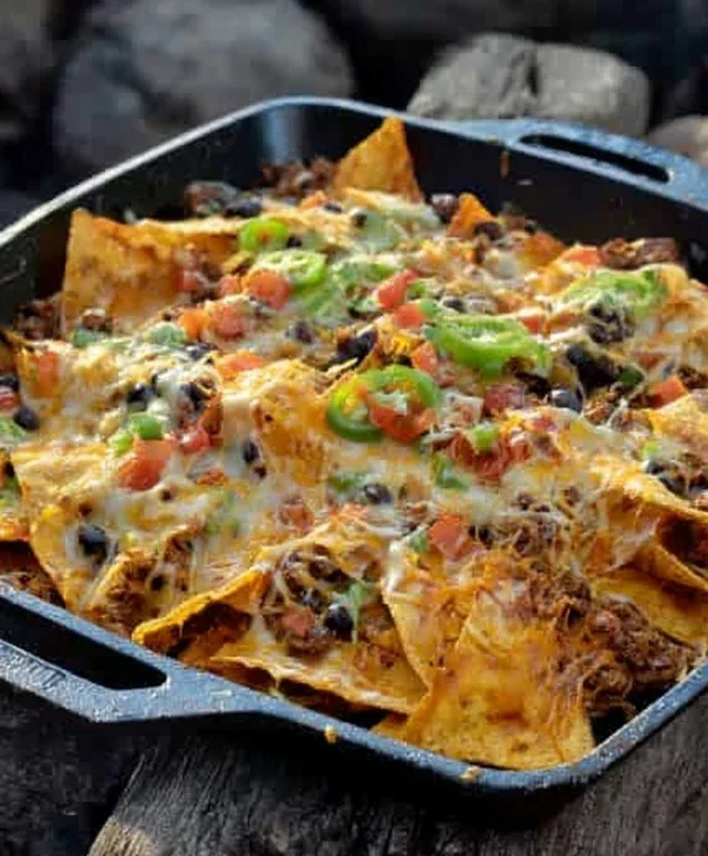Campfire Grilled Nachos