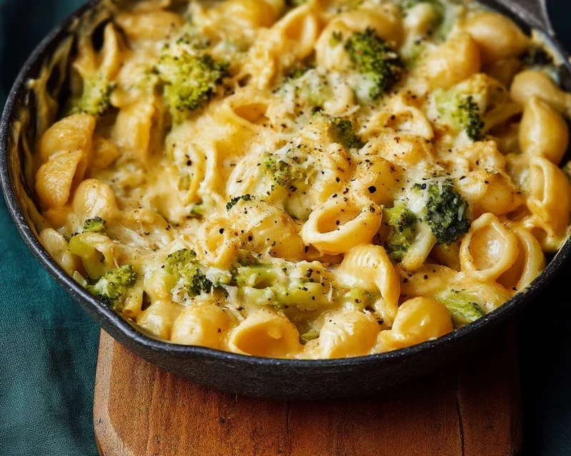 One Pot Healthy Broccoli Mac and Cheese