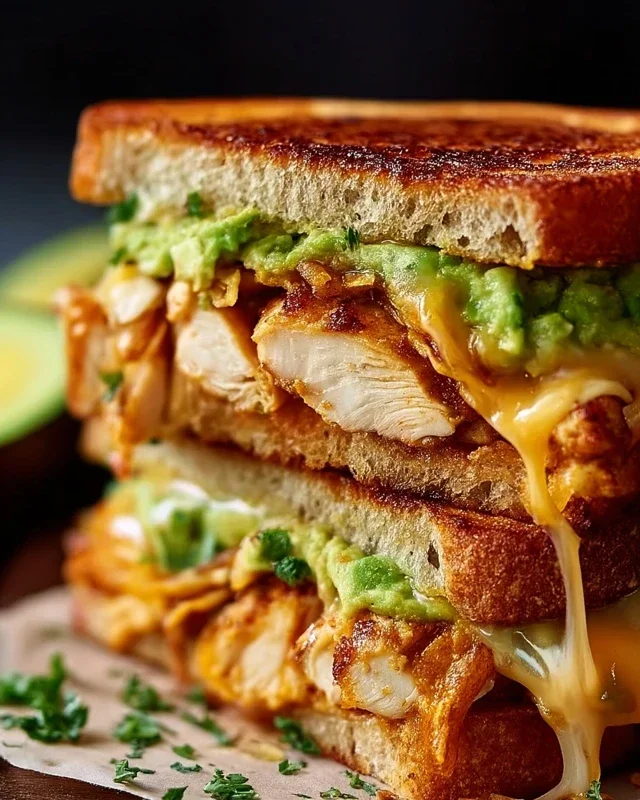 Chicken Avocado Melt Sandwich