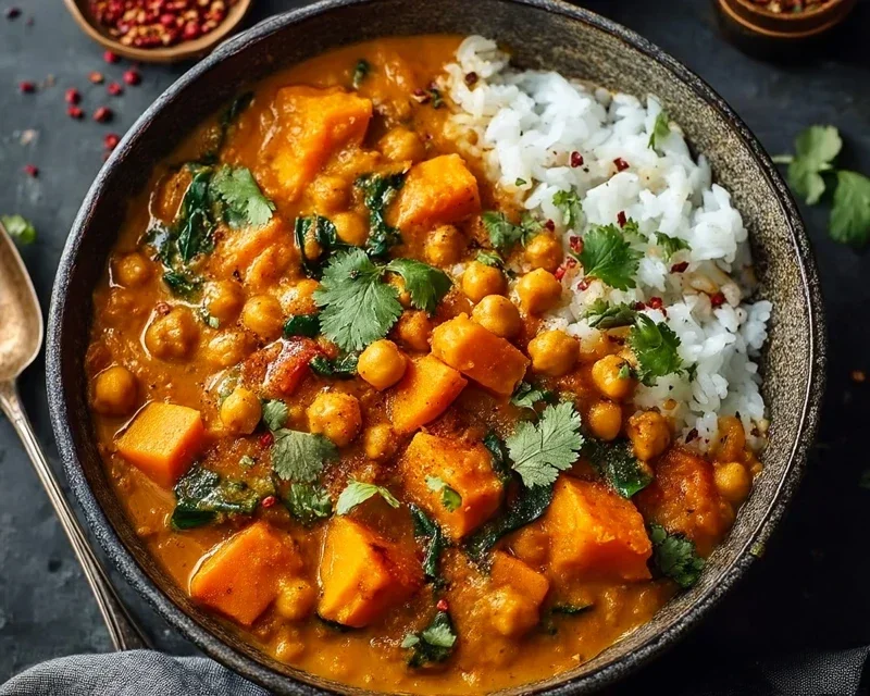 Sweet Potato and Chickpea Curry