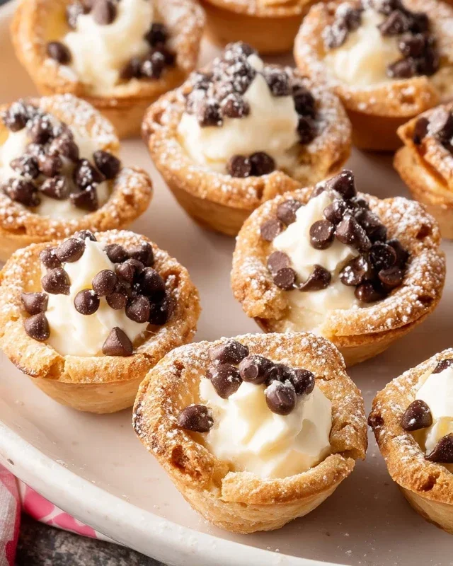 Mini Cannoli Cups