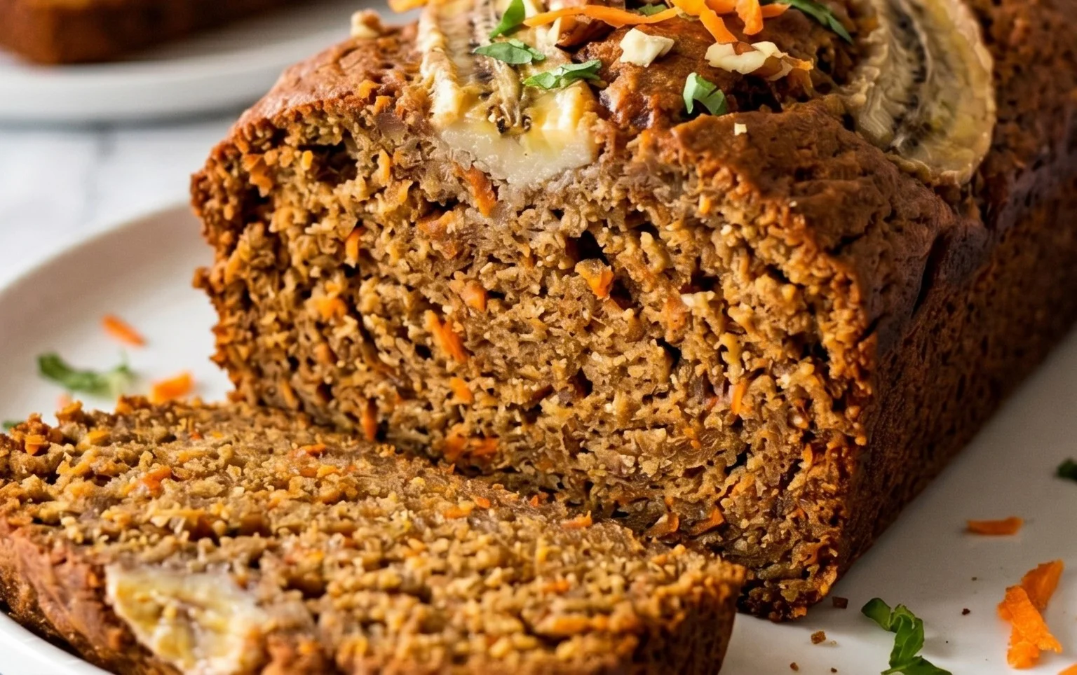 Dairy Free Carrot Cake Banana Bread