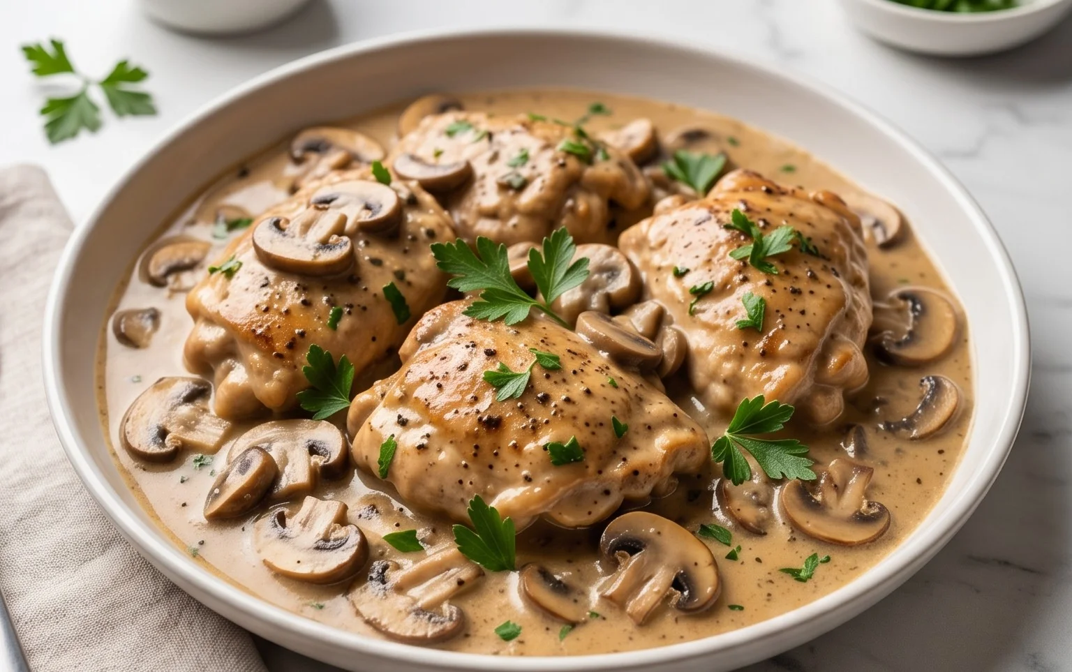 Creamy Mushroom Chicken Recipe