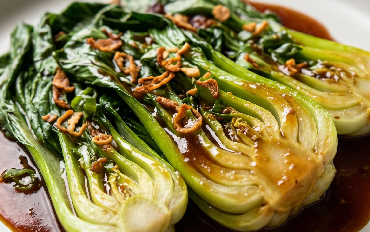 Bok Choy with Oyster Sauce