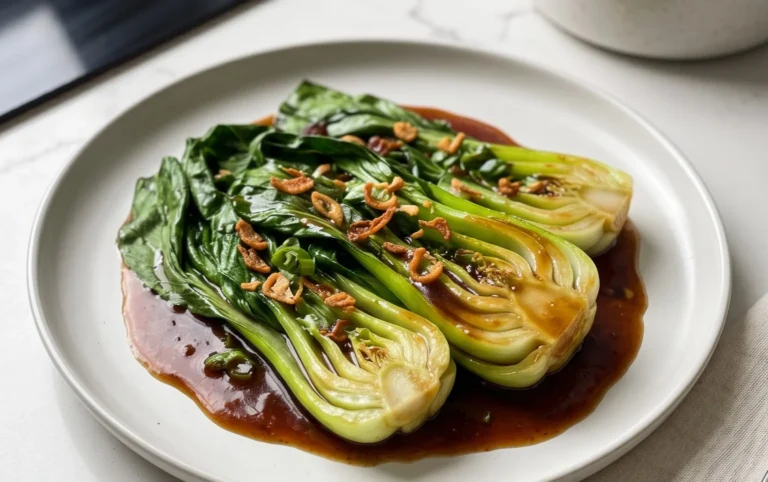 Bok Choy with Oyster Sauce