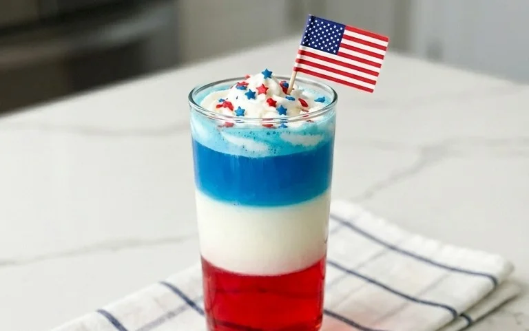July 4th Layered Drinks Recipe