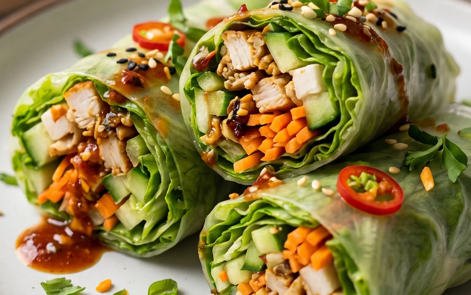 Lettuce Wrap Summer Rolls