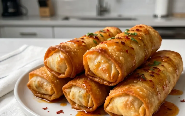 Indulgent Oven Fried Feta Rolls with Chili Honey Magic
