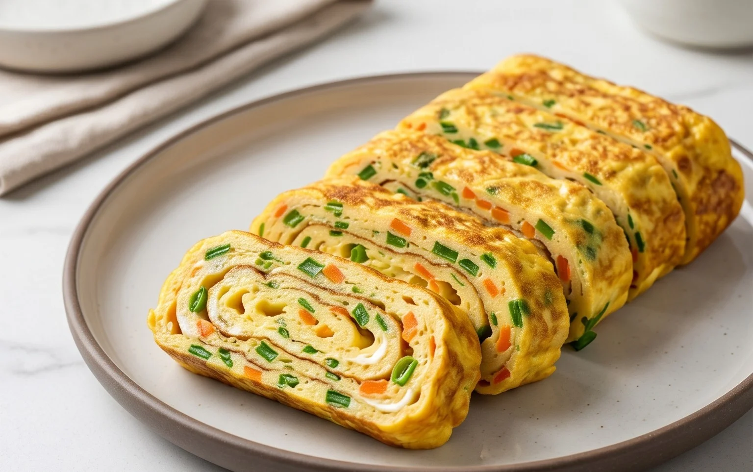 Gyeran Mari (Korean Rolled Omelette)