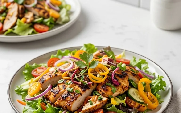 Peruvian Grilled Chicken Salad