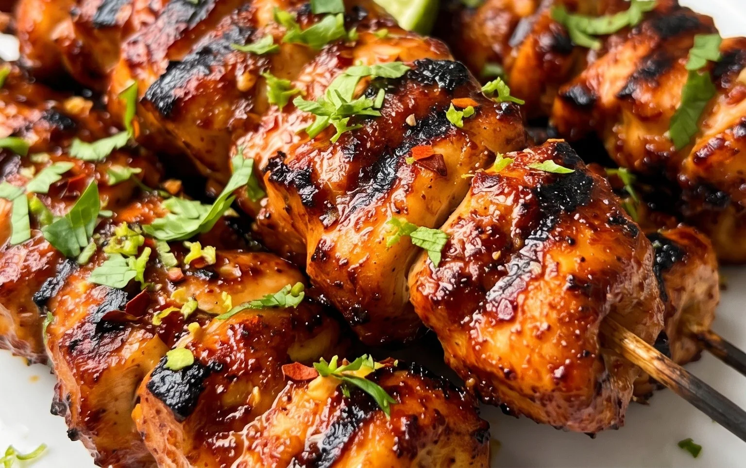 Mexican Barbecue Chicken Skewers