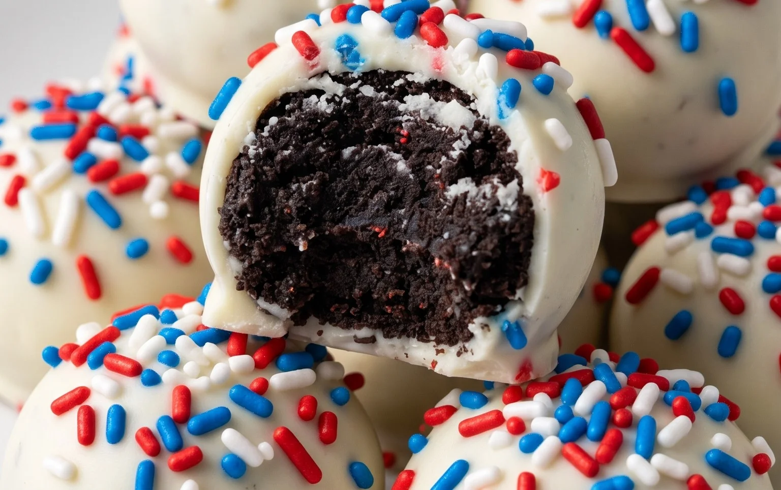 Patriotic Oreo Balls