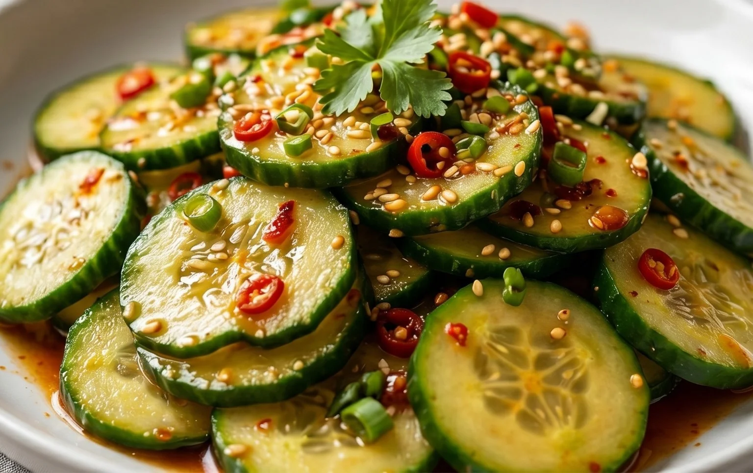 Spicy Asian Cucumber Salad