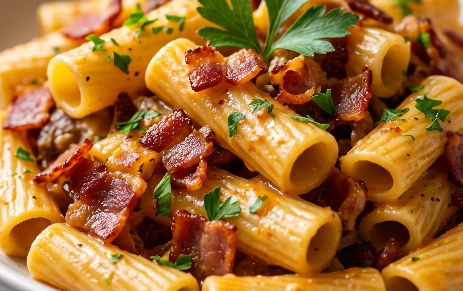 Beef Bacon Pasta