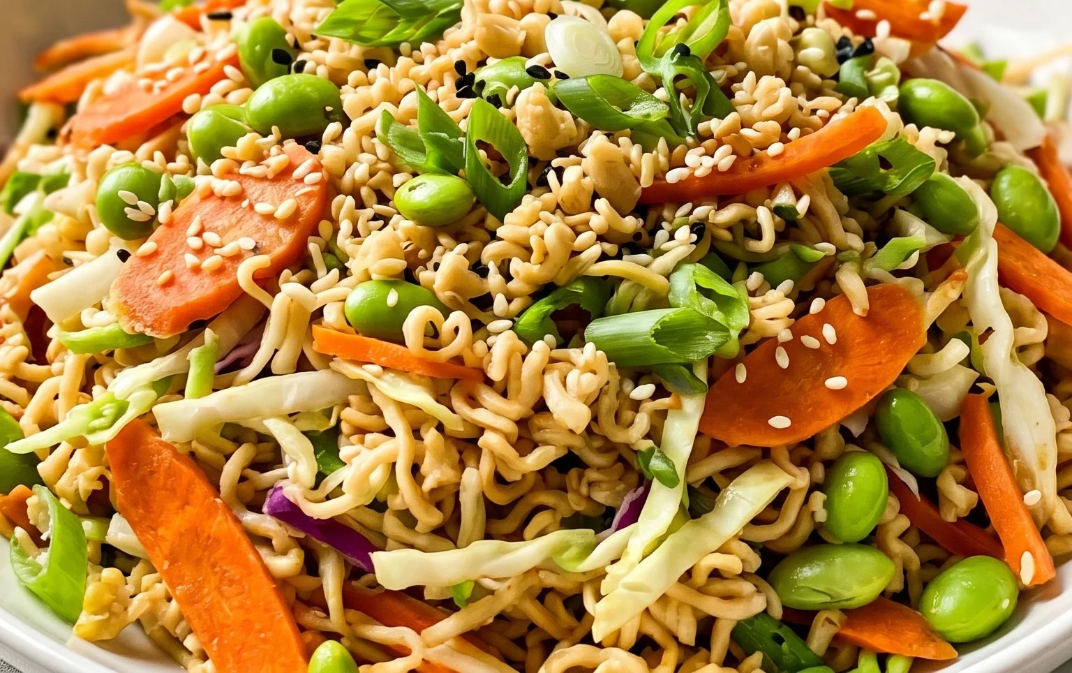 Crunchy Asian Ramen Noodle Salad Recipe
