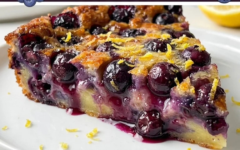 Lemon Blueberry Clafoutis