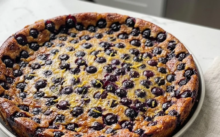 Lemon Blueberry Clafoutis