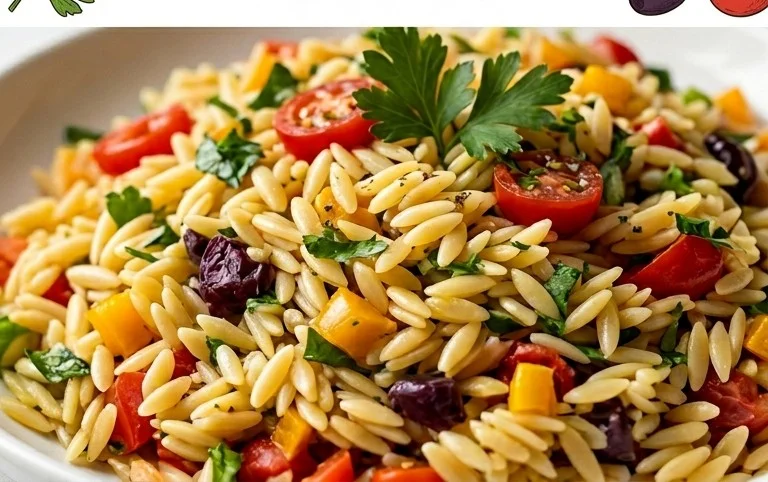 Rainbow Orzo Salad