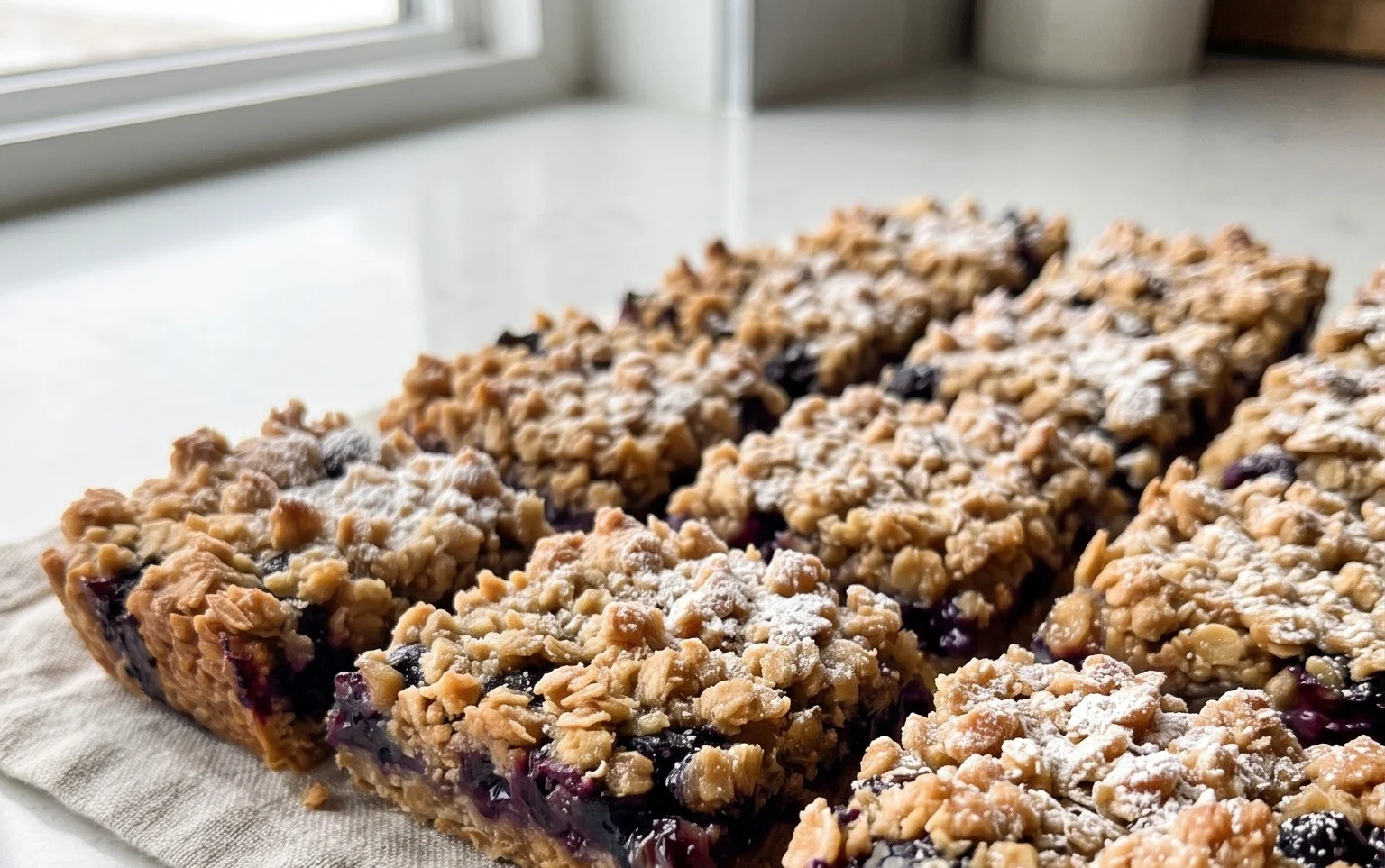 Blueberry Oatmeal Bars
