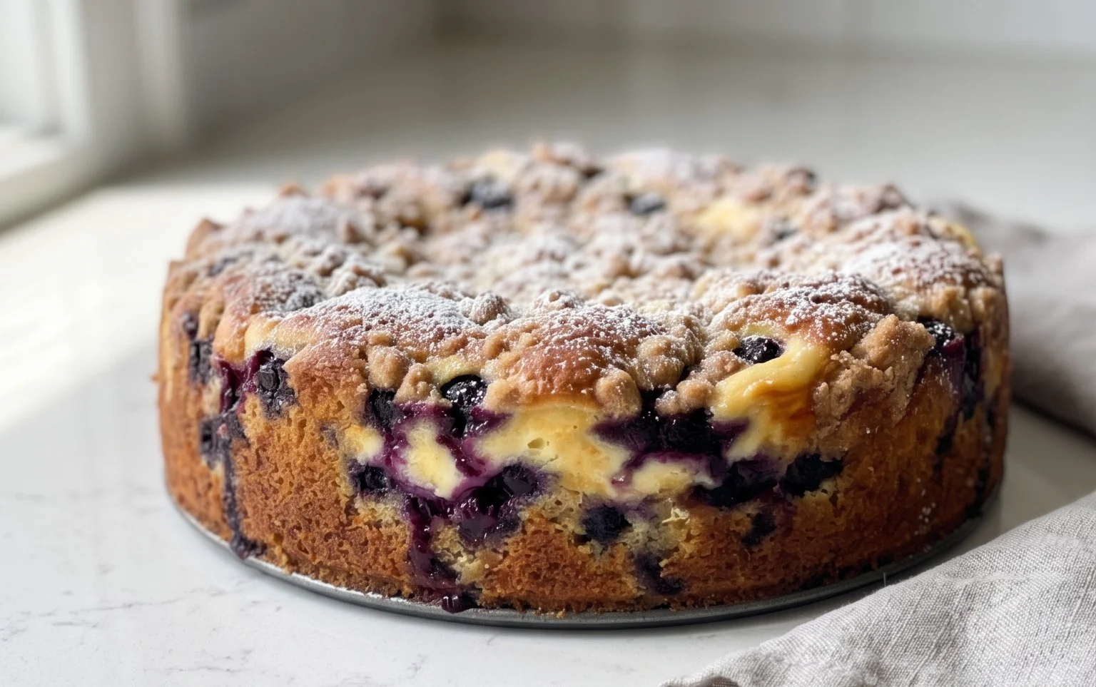 Nova Scotia Blueberry Cream Cake